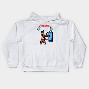 BOXING GAME Kids Hoodie